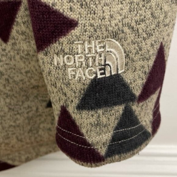 The North Face Jacket Women's Sz S Crescent Wrap Aztec Toggle Hooded Pockets - Picture 2 of 8